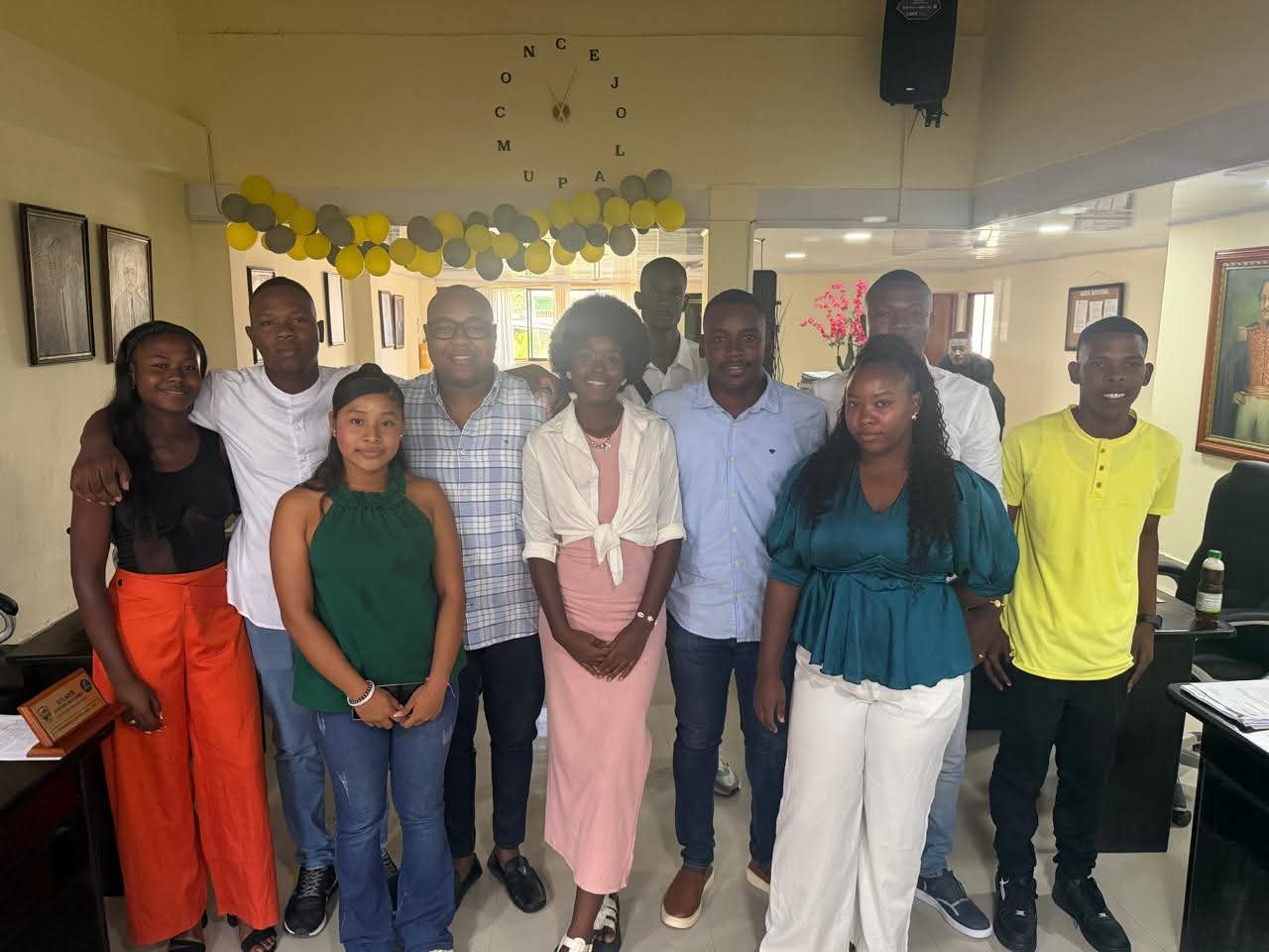 Acto de posesión del Consejo Municipal de Juventud en Condoto.